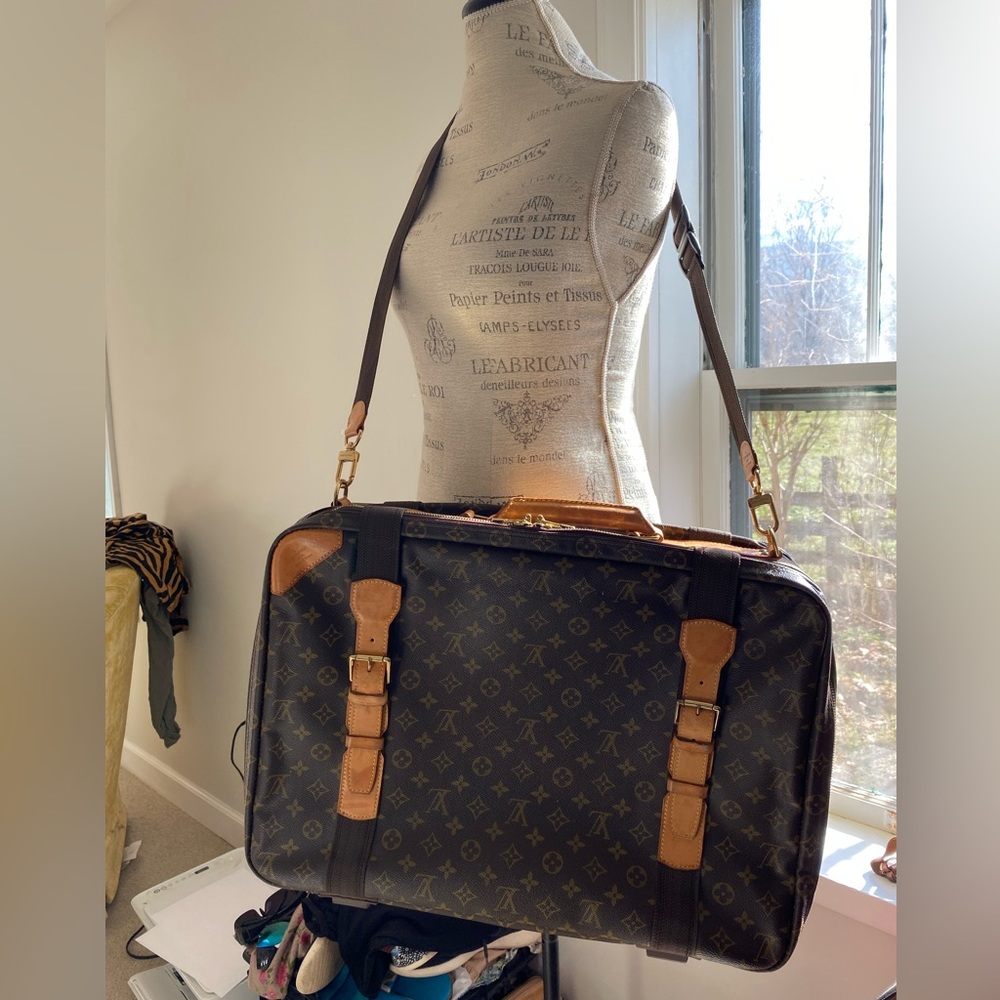 Authentic Louis Vuitton Satellite soft side suitcase classic monogram canvas - Picture 17 of 17